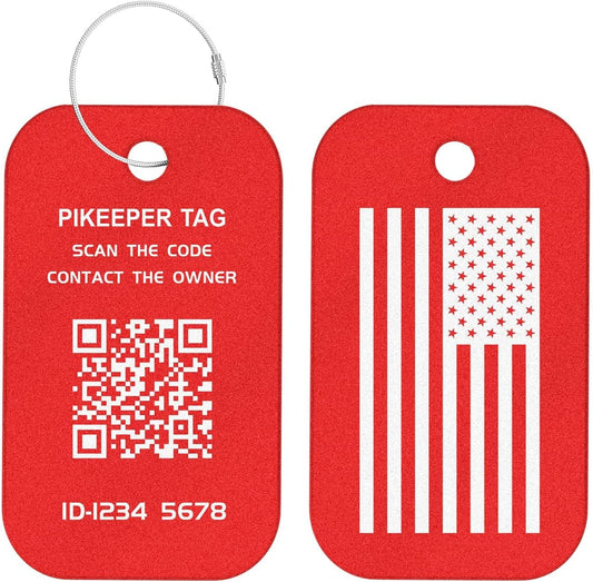 Smart Luggage Tags for Suitcases - Waterproof QR Code Bag Tags with Location Notification When Scanned, Self-Modifiable Info, Durable & Personalized Backpack Travel ID Tags