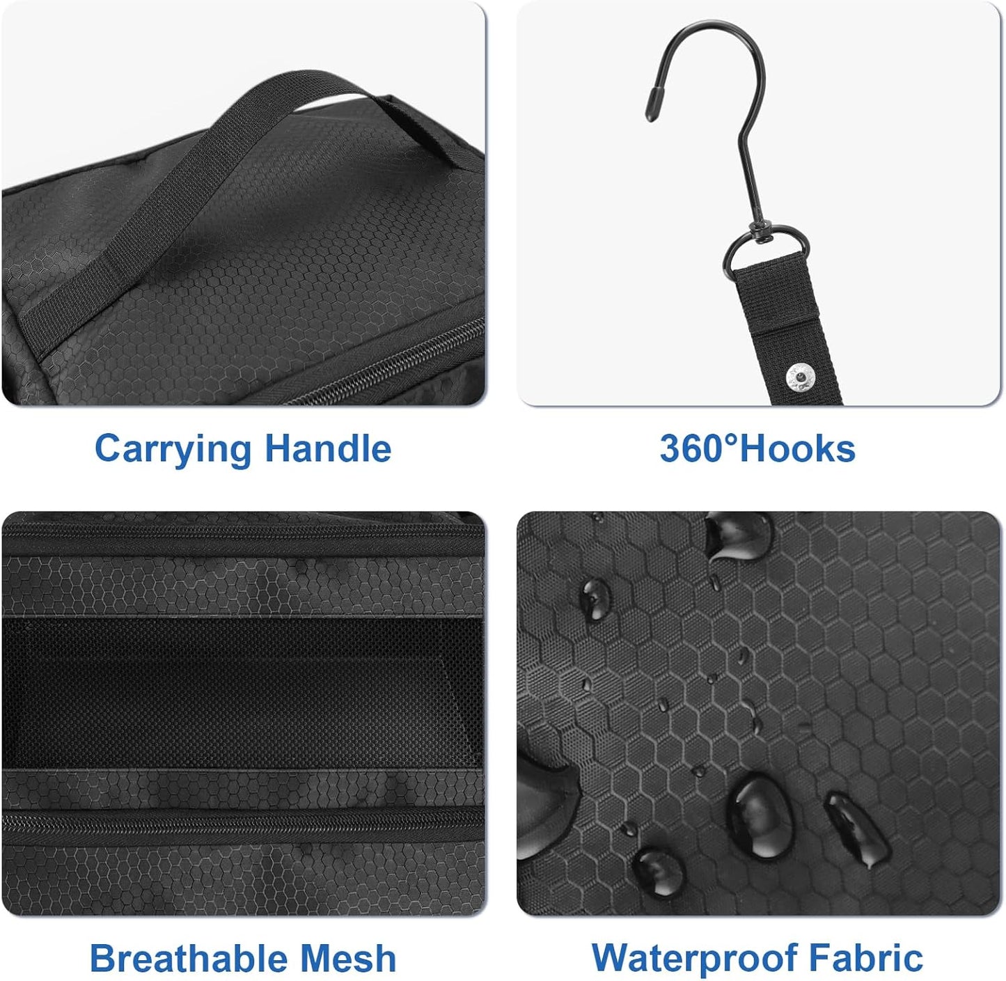 Suitcase Organizer, Travel Luggage Organizer Portable Hanging Travel Shelves Collapsible Hanging Packing Cubes for Carry on Suitcase