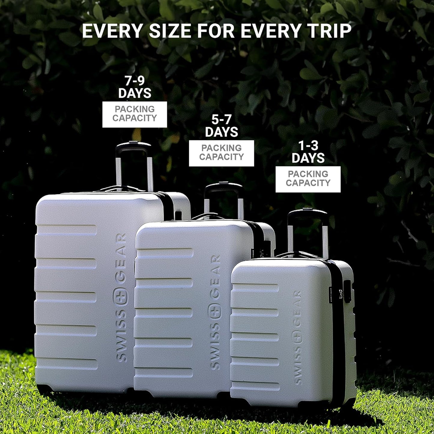 SwissGear 7366 Hardside Expandable Luggage with Spinner Wheels, Coral Almond, Carry-On 19-Inch