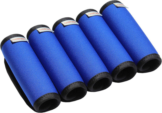 Neoprene Luggage Handle Wraps For Traveling Bright Color Luggage Tags|Handle Wraps|Handle Covers (Blue)