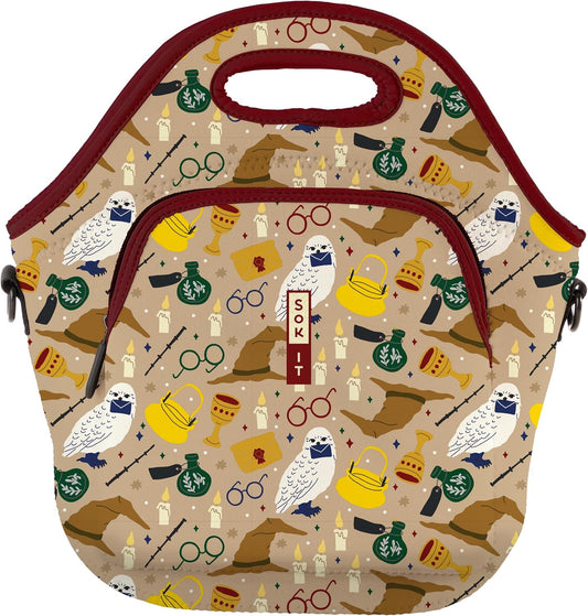 Sok It LunchTote Zippered Bag Insulated Neoprene Caddy (Horcrux, X-Large 6.5 Quart Lunch Tote)