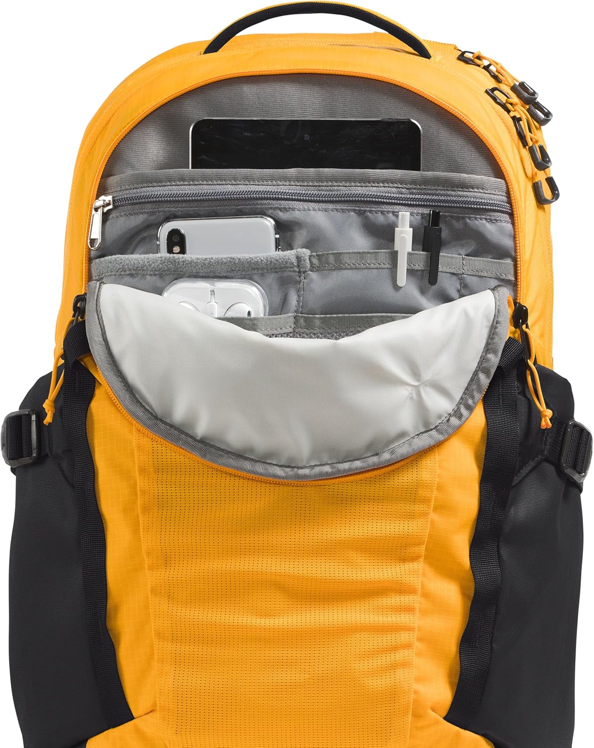 The North Face Recon Everyday Laptop Backpack - PFAS Free, Summit Gold/TNF Black, One Size