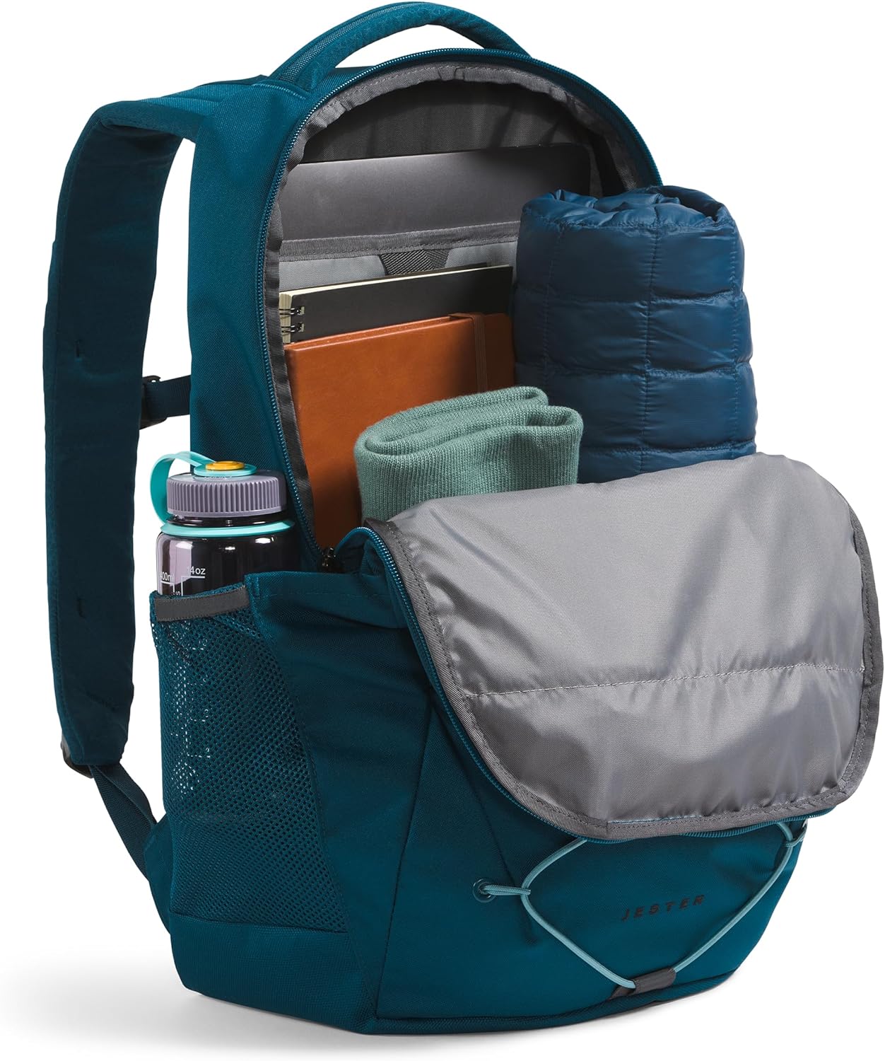 THE NORTH FACE Jester Everyday Laptop Backpack, Midnight Petrol/Algae Blue, One Size