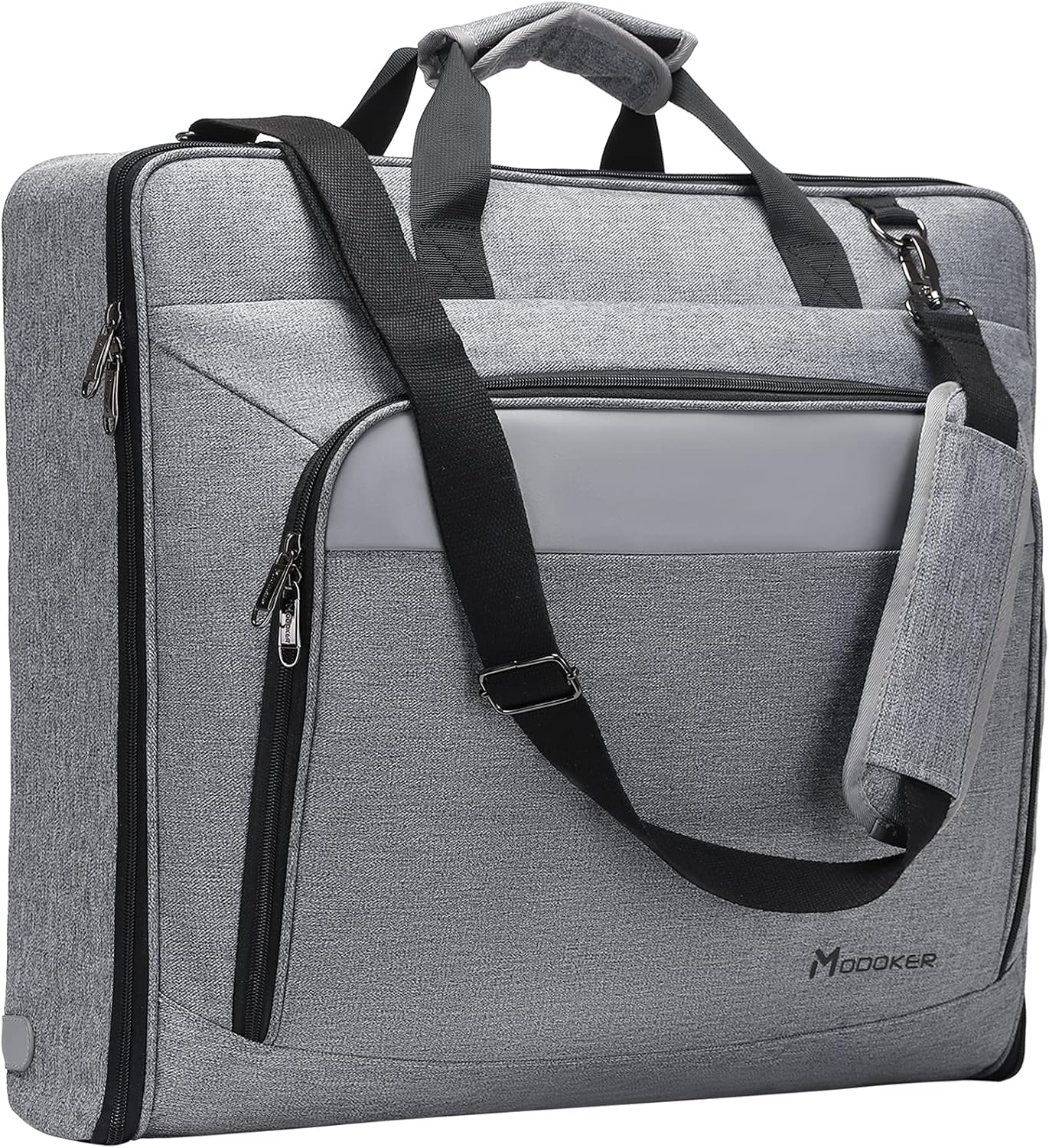 Modoker Suit Luggage Garment Bag with Shoulder Strap, Suit Carry on Bag Hanging Suitcase Garment Bags for Men Women Business Travel
