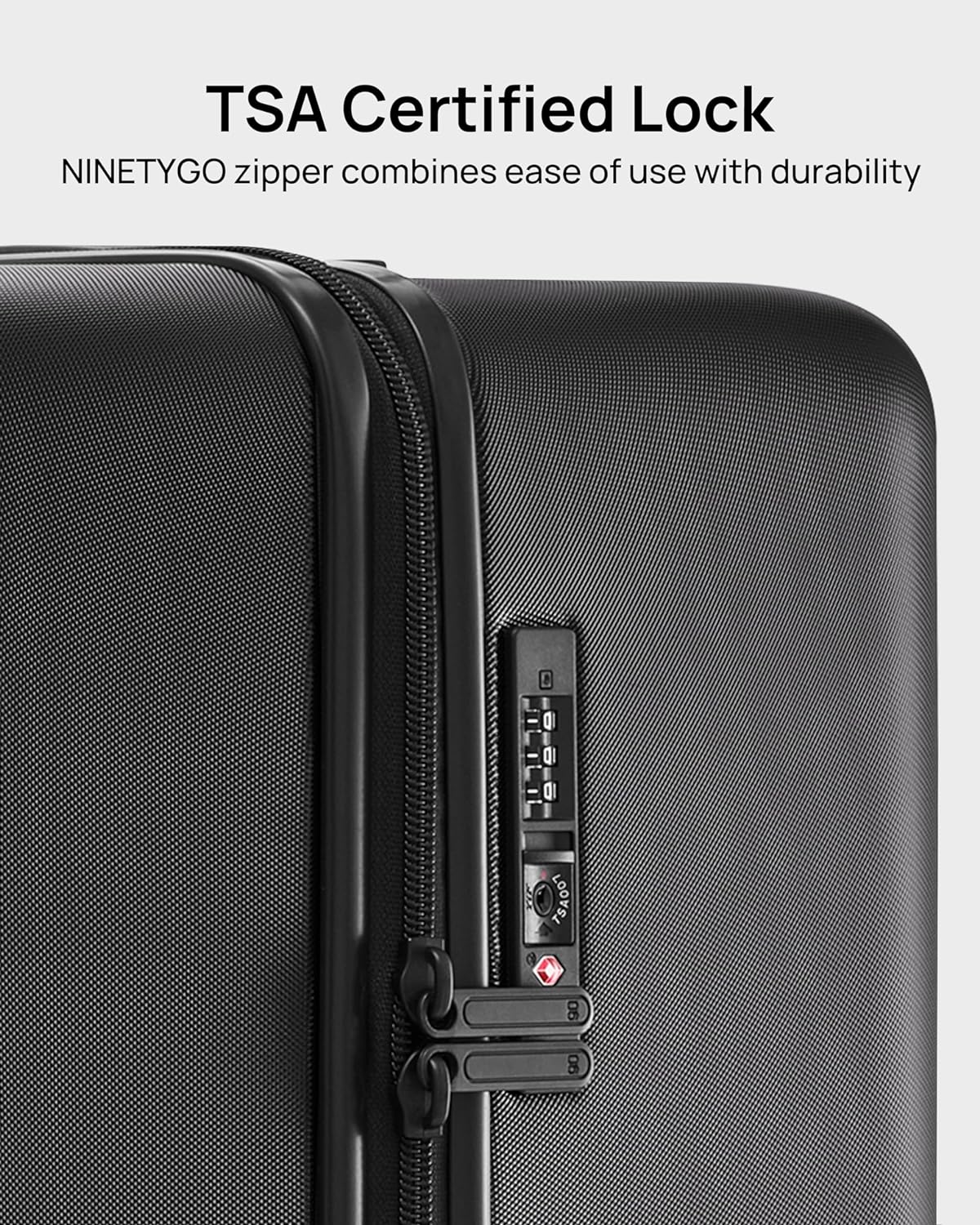 Trunk Luggage 29 Inch, Large Checked Luggage with Double Spinner Wheels, Anti-Burst Zipper, Hard Case PC Suitcase, Lightweight Travel Luggage, TSA Approved (Onyx Black, Hudson)