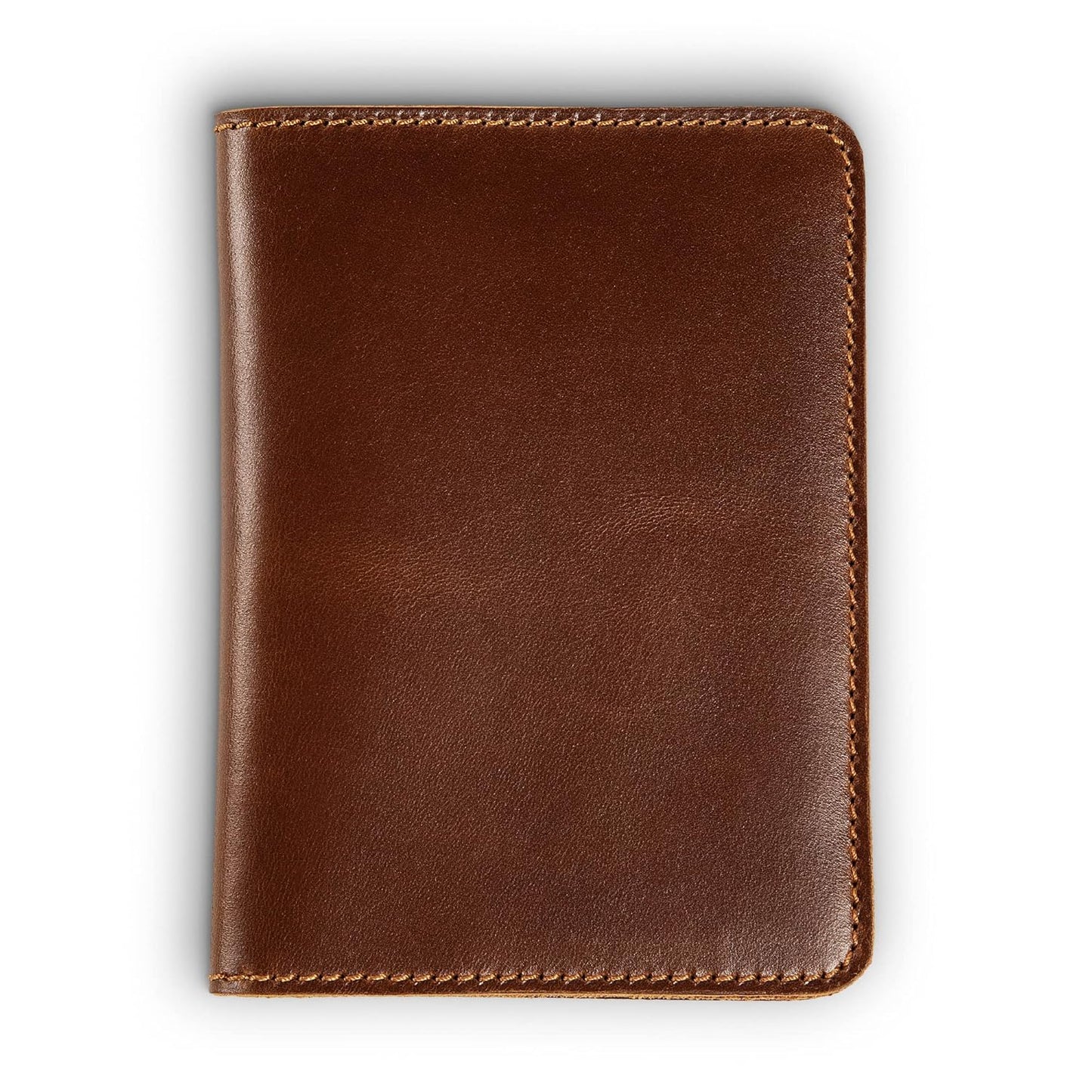 PEGAI Standard Full Grain Crazy Horse Leather Passport Holder | Custom Travel Passport Cover & Organizer | Handcrafted Leather Passport Wallet for Men and Women | Pike (Taba)