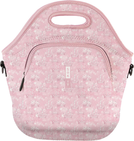 Sok It LunchTote Zippered Bag Insulated Neoprene Caddy (Wand of a Kind, X-Large 6.5 Quart Lunch Tote)